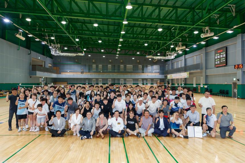 영등포구 동호인 리그전 배드민턴 개회식