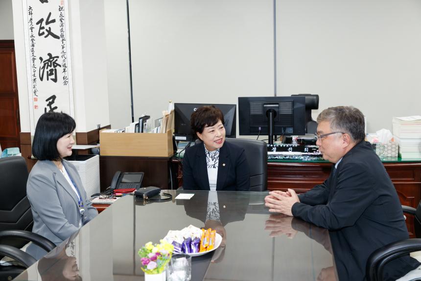 신임 여의도 성모병원장 방문