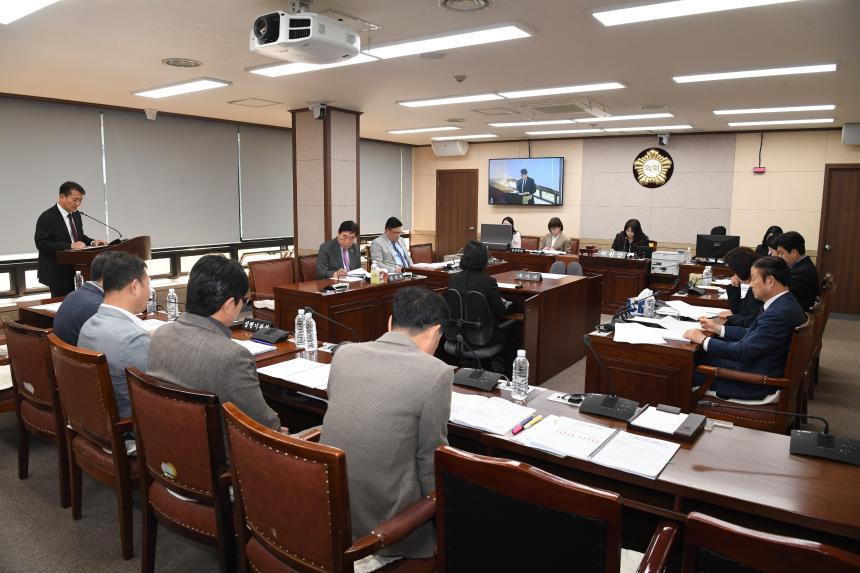 제265회 임시회 사회건설위원회 업무보고