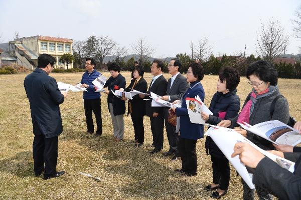 국내자매도시 폐교 활용 휴양시설 조성답사