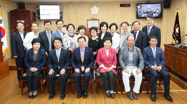 강진군의회 방문