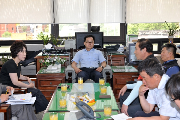 민주노총 전국 공공운수노조 서울지역 환경관리지부 임원 방문