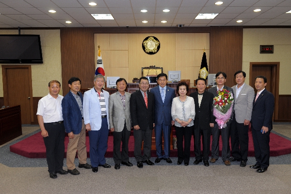 각동 주민자치위원장 방문