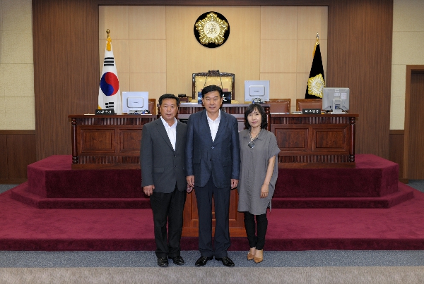 양평1동 주민자치수석부위원장  방문