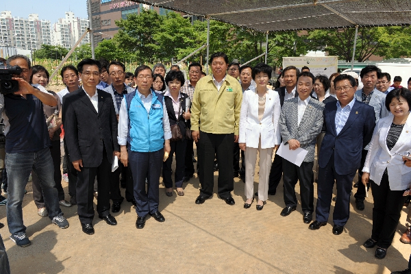 서남권 문화복합시설 건립지 방문