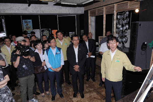 현장시장실 문래동 예술 창작촌 방문