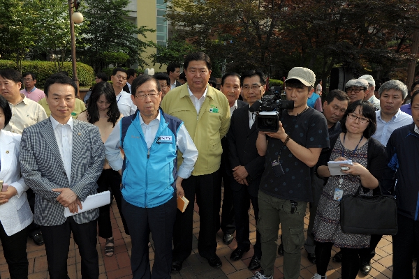 현장시장실 양평1 유수지 방문