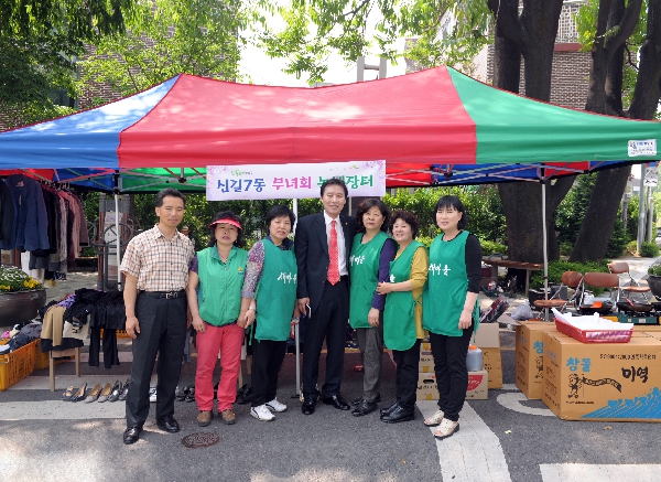 신길7동 부녀회 녹색시장 및 4,5,7 동 주민 민원현장방문