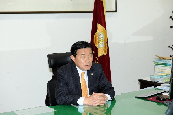 농아인협회장 취임식 축사 동영상 촬영