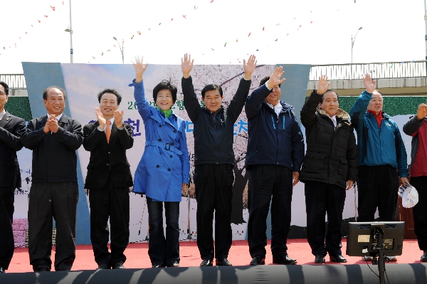 양평1동 안양천 벚꽃 마을잔치