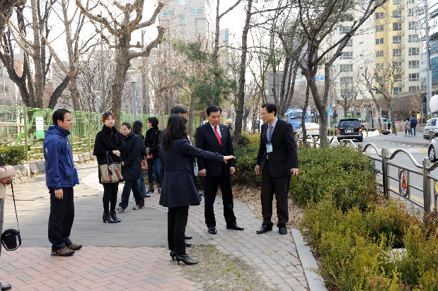 당산초교 걷고싶은거리 ,한솔A 현장방문