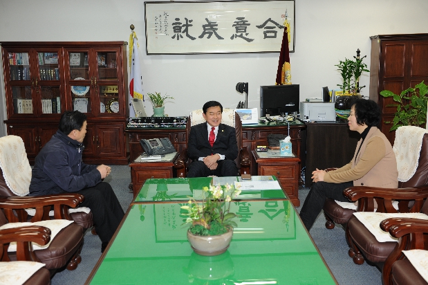 양평2동 통장연합회장 방문