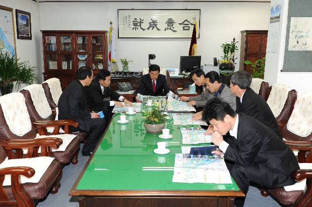 순천만 국제정원 박람회 조직위 방문