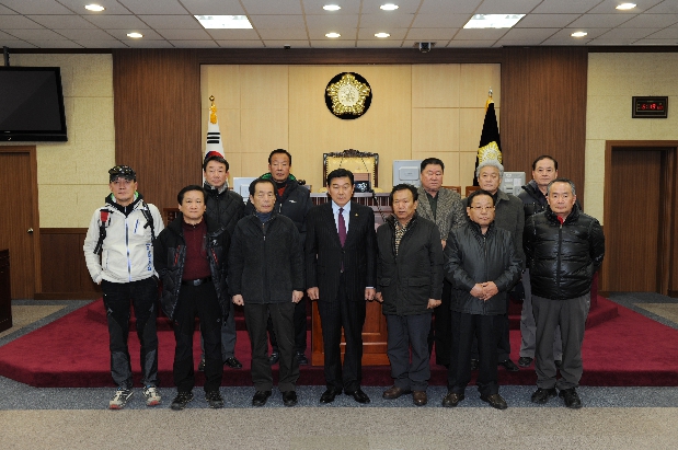 상록회 임원진 방문