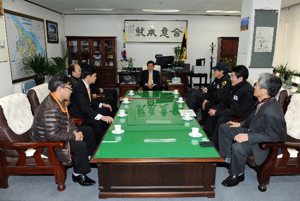 수도방위 사령부 전우회 방문