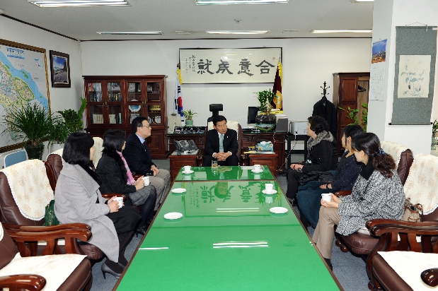 가정어린이집 연합회 임원진 방문