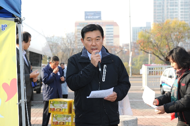 기업의 작은 사랑 실천 김장김치 나눔 행사 
