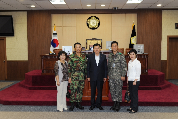 영등포 예비군지역대 대대장 방문