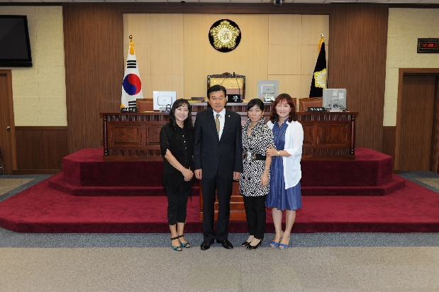 당산초교 학부보 임원진 방문