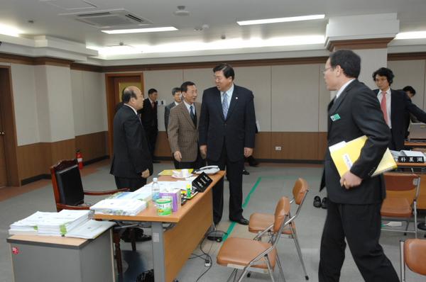 2009 행정사무감사장 방문