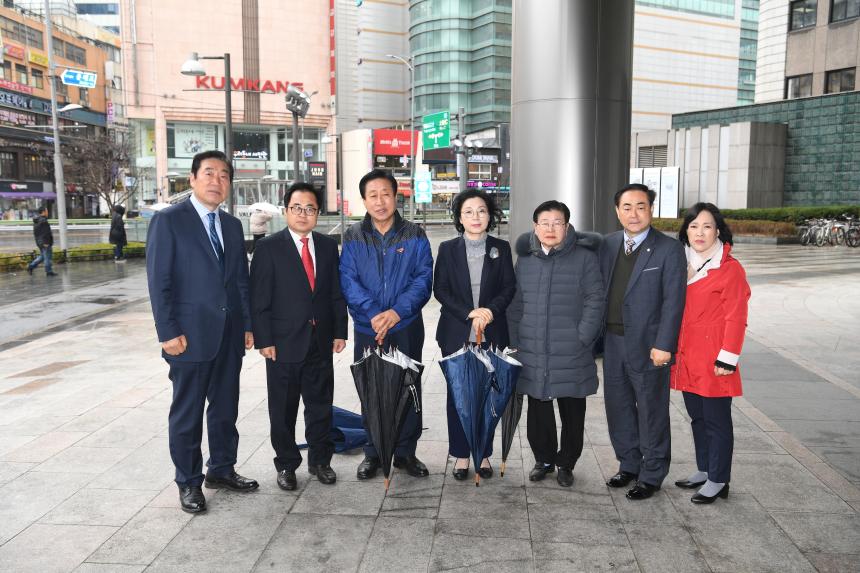 사회건설위원회 영중로 보행자 친화거리 조성  현장방문