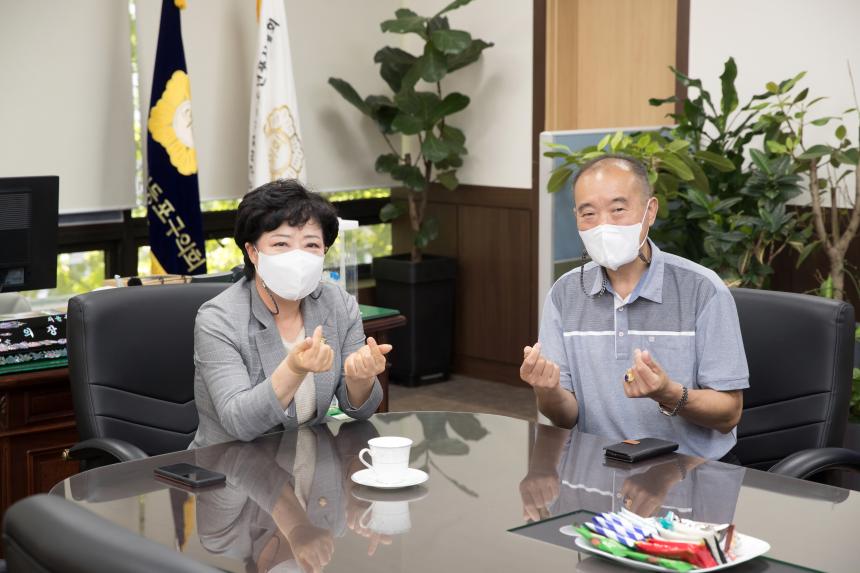 신길3동 민족통일협의회장 방문