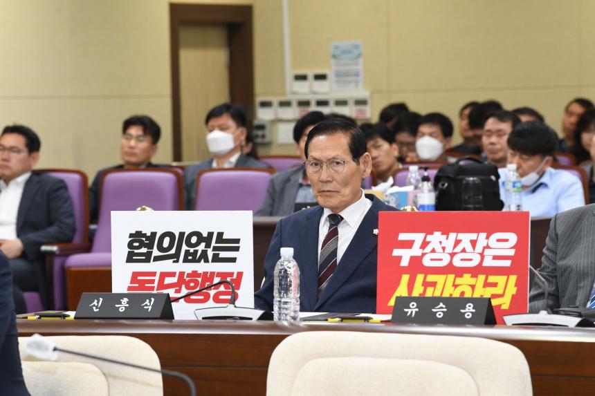 제244회 영등포구의회 임시회 폐회