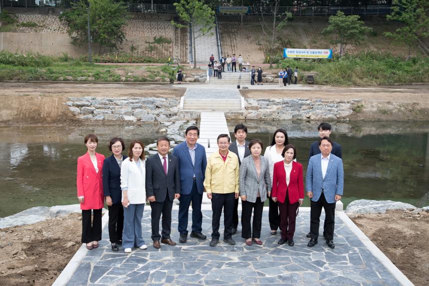 도림천 징검다리 및 진출입계단 개통식