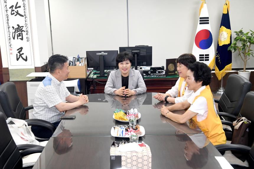 대한적십자사 영등포구지회  방문