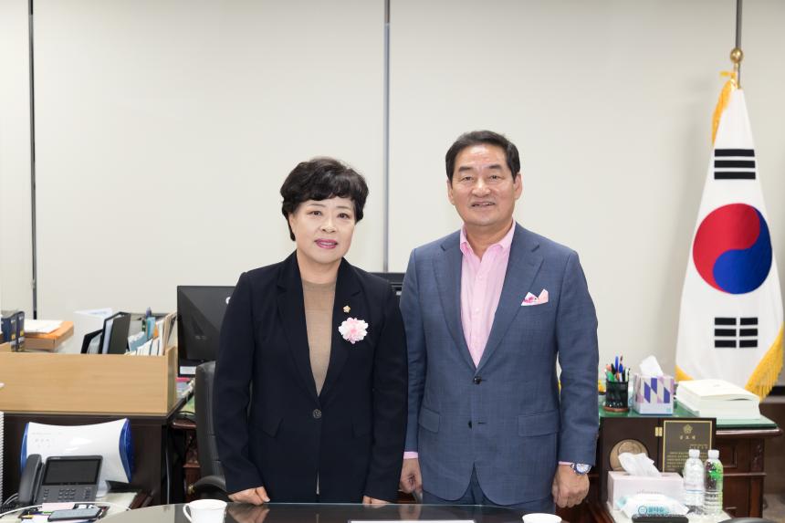 중국동포연합회장 방문