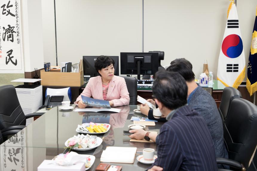 영등포구 건축사협회장 간담회