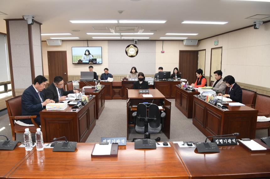 제257회 영등포구의회 제2차 정례회 사회건설위원회 예산안심사 및 계수조정