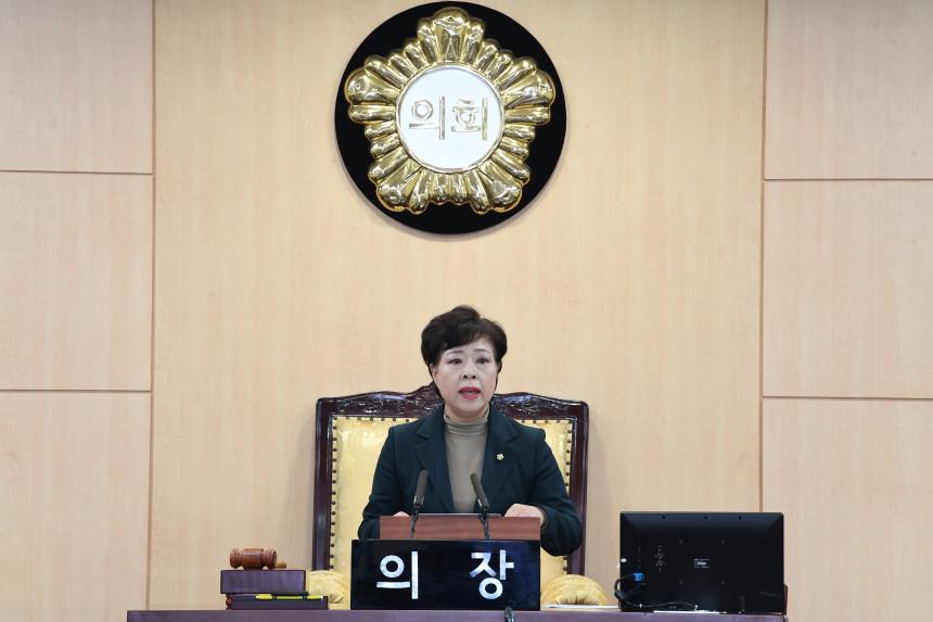 제265회 임시회 폐회